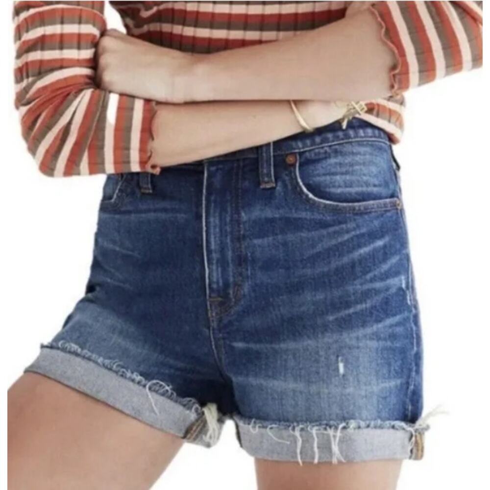 Madwell Curvy High-rise Denim Shorts